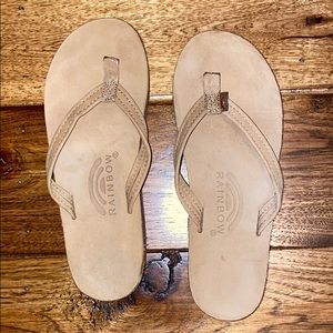 Rainbow Flip Flops (Womens)